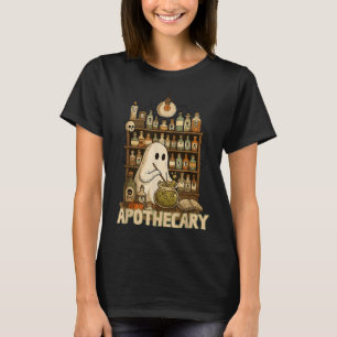 Camiseta Bruja de Farmacia de Fantasmas Lindos de Halloween