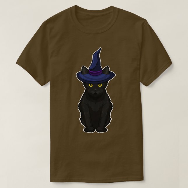 Camiseta Bruja de gato (Diseño del anverso)