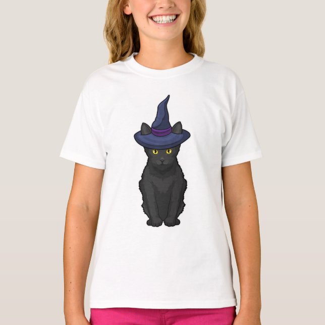 Camiseta Bruja de gato (Anverso)