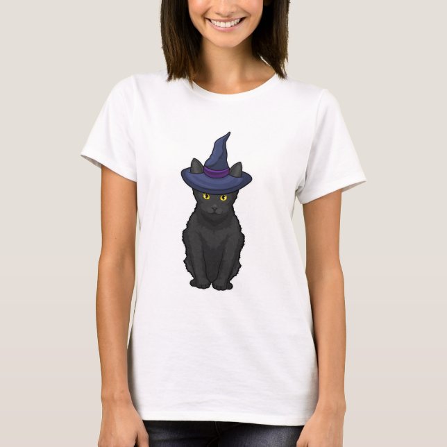 Camiseta Bruja de gato (Anverso)