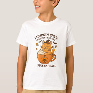 Camiseta Bruja de gato jengibre - Diseño de Halloween lindo