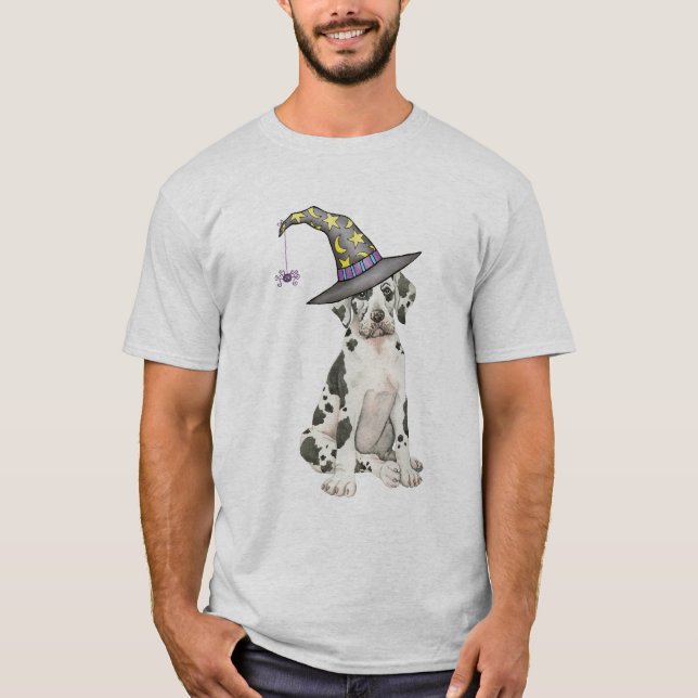Camiseta Bruja de great dane (Anverso)