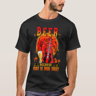 Camiseta Bruja de Guitarra Eléctrica Cerveza Boo Dice Juego