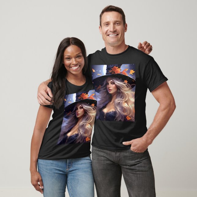 Camiseta Bruja de Halloween (Unisexo)