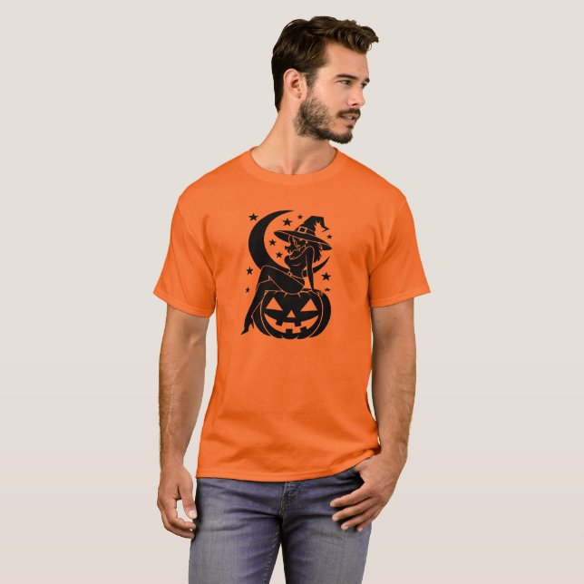 Camiseta Bruja de Halloween (Anverso completo)