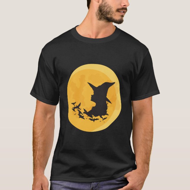 Camiseta Bruja de Halloween (Anverso)