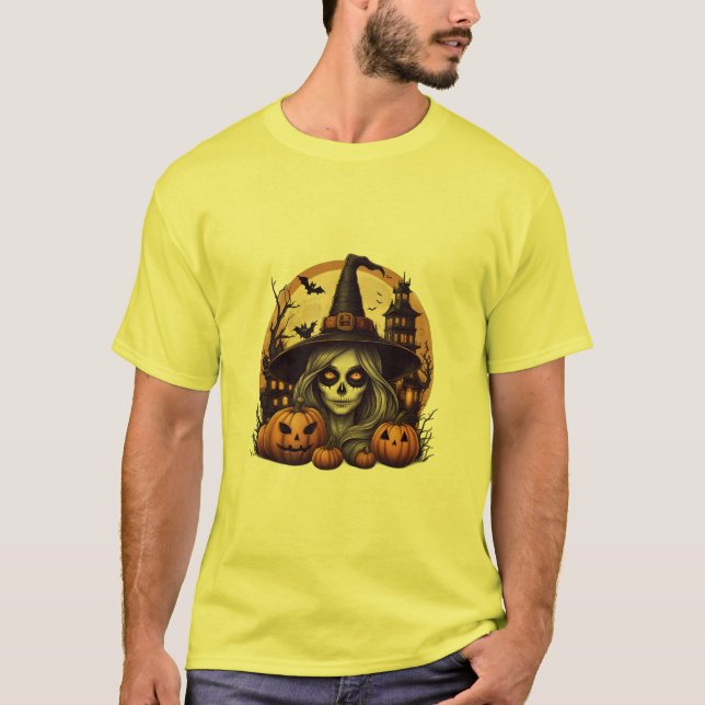 Camiseta Bruja de Halloween (Anverso)