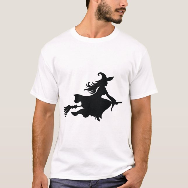 Camiseta bruja de halloween (Anverso)