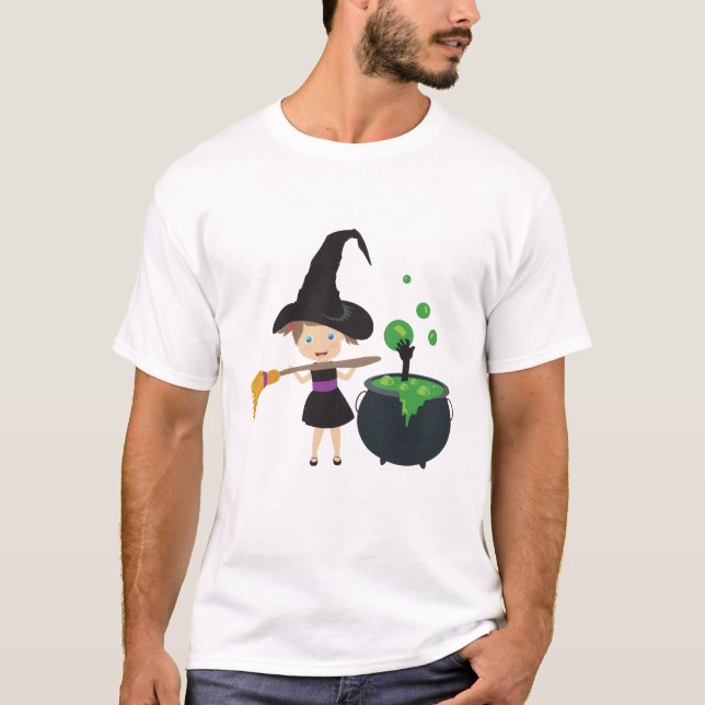 Camiseta Bruja de Halloween (Anverso)