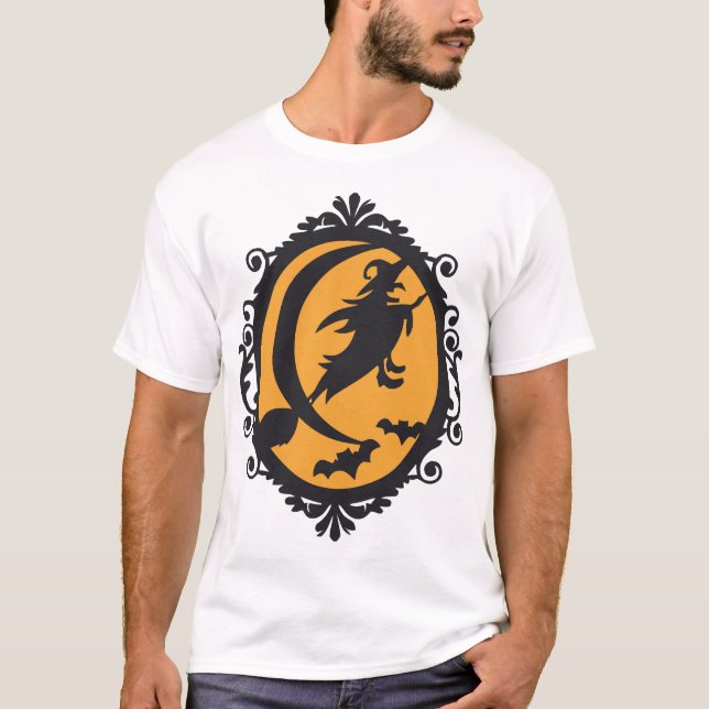 Camiseta Bruja de Halloween (Anverso)