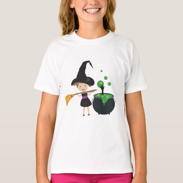 Camiseta Bruja de Halloween (Anverso)