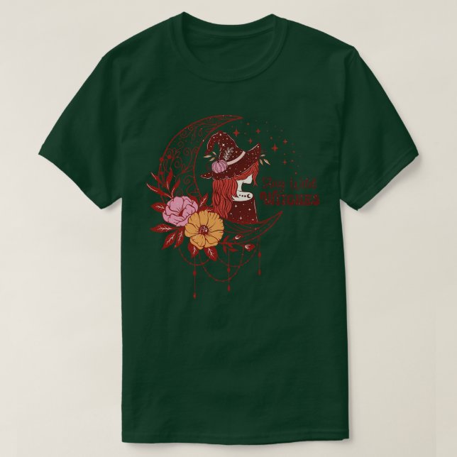 Camiseta Bruja de Halloween 3 (Diseño del anverso)