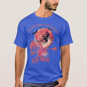 Camiseta Bruja De Halloween En Octubre Usamos El Pozo De Lo