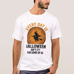 Camiseta Bruja de Halloween Todos los Días es Halloween Div
