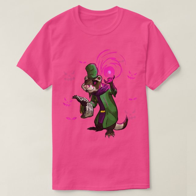 Camiseta Bruja de los hurones, Halloween para niño chica 33 (Diseño del anverso)