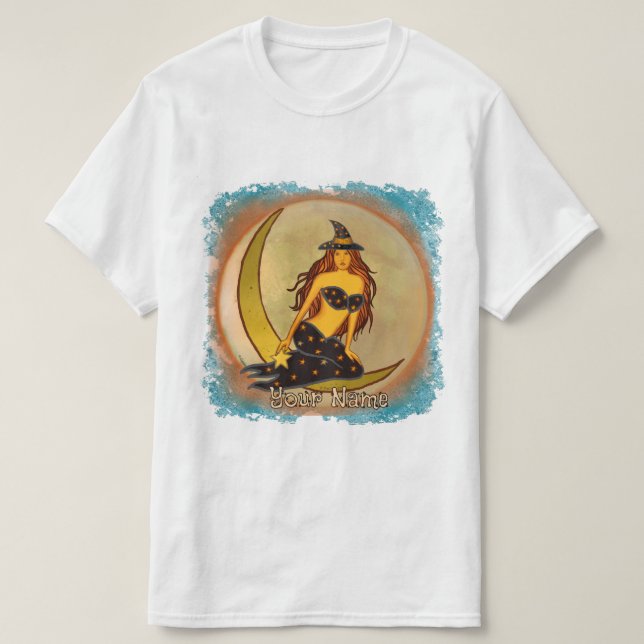 Camiseta Bruja de Luna Negra (Diseño del anverso)