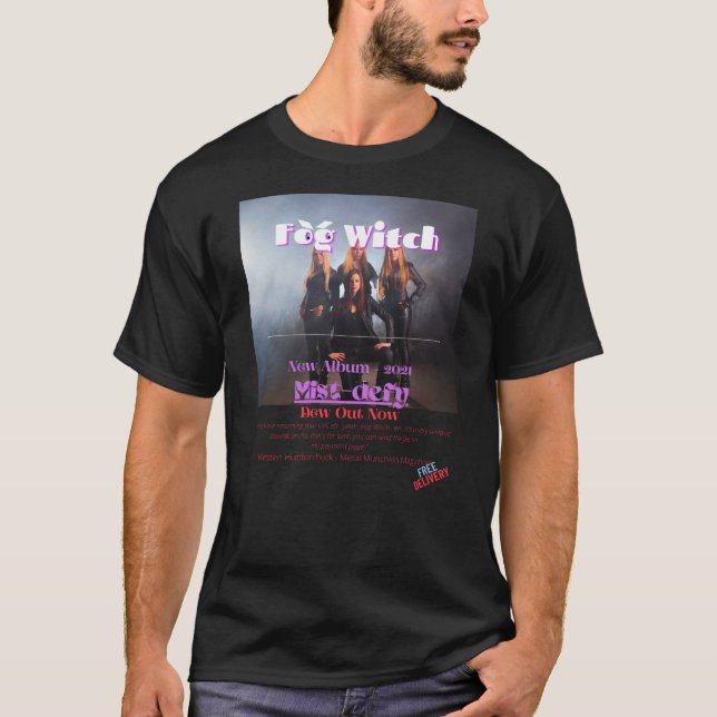 Camiseta Bruja de niebla - ¡Banda falsa! (Anverso)