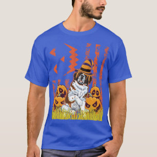 Camiseta Bruja de perro de San Bernardo bailando alrededor 