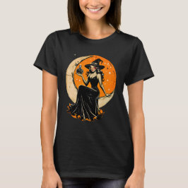 Camiseta Bruja de plumas - Halloween de época