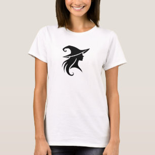 Camiseta Bruja de Sombrero Negro Brujas Wiccanas Halloween