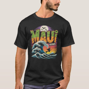 Camiseta Bruja de surf en Broom Maui Hawaii Halloween
