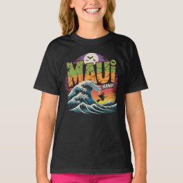 Camiseta Bruja de surf en Broom Maui Hawaii Halloween
