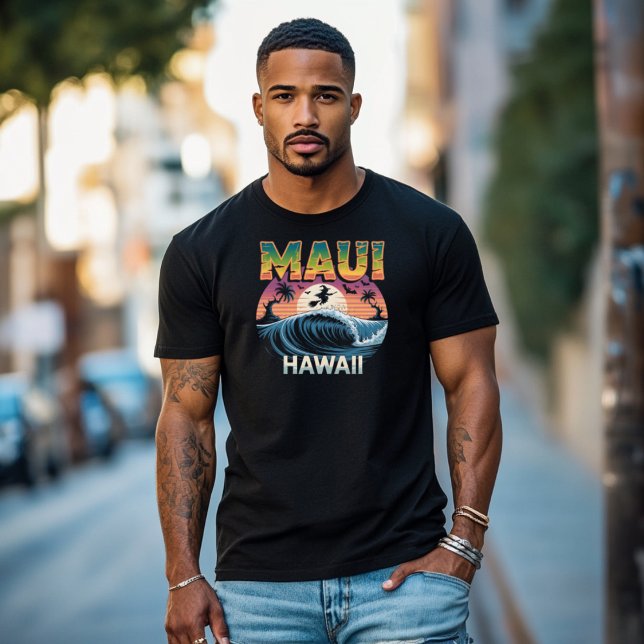 Camiseta Bruja de surf en Broom Maui Hawaii Halloween (Subido por el creador)