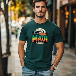 Camiseta Bruja de surf en Broom Maui Hawaii Halloween
