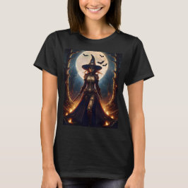 Camiseta Bruja del bosque steampunk de Halloween