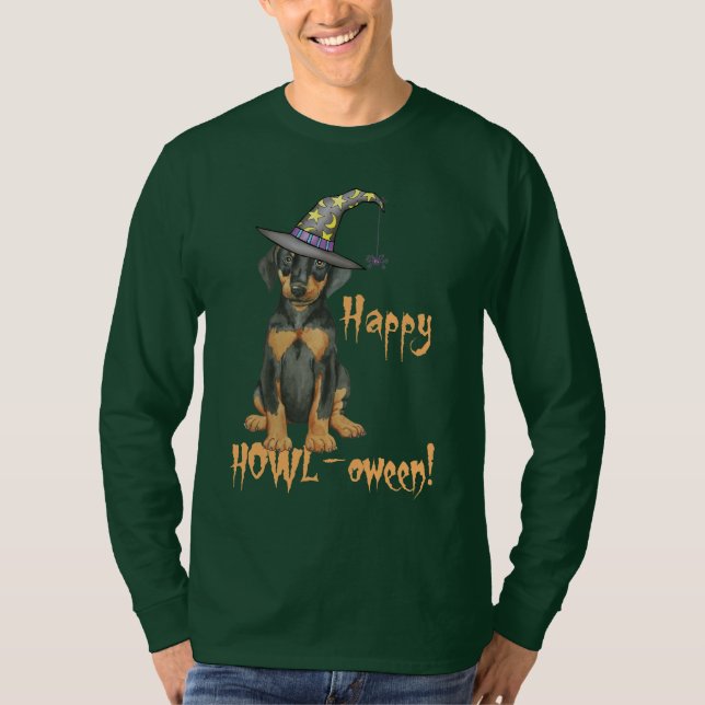 Camiseta Bruja del Doberman (Anverso)