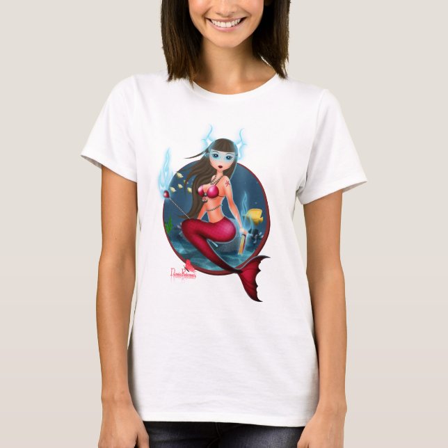 Camiseta Bruja del mar de Nicole Pederson (Anverso)