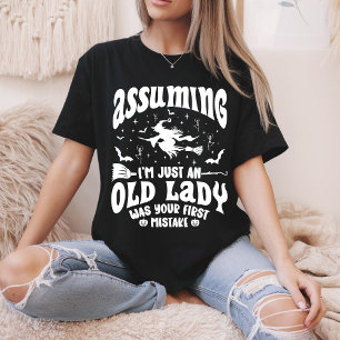 Camiseta Bruja divertida asumiendo que soy sólo un humor de