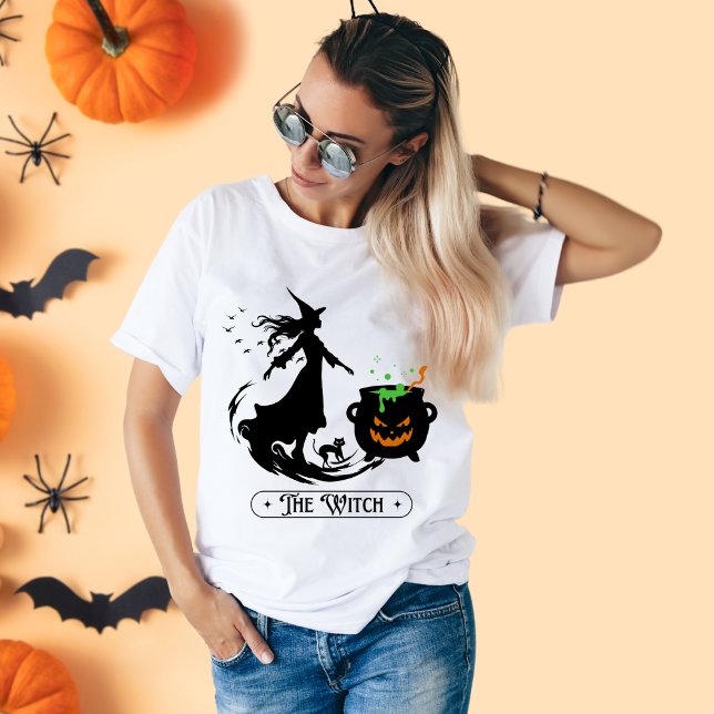 Camiseta Bruja Divertida de Halloween Cerveza (Subido por el creador)