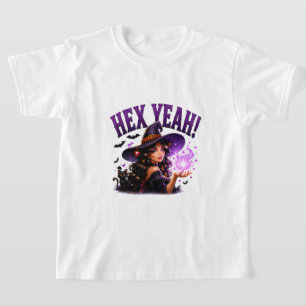 Camiseta ✨ Bruja Divertida Dicho de Halloween con Castigo �