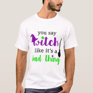 Camiseta Bruja Divertida Halloween 