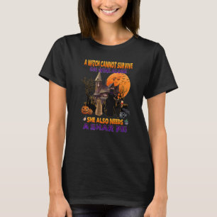 Camiseta Bruja En El Vino Que Necesita Un Halloween C De Pe