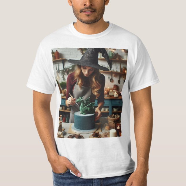 Camiseta Bruja en la cocina (Anverso)