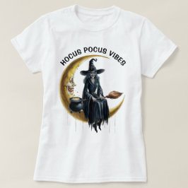 Camiseta Bruja en la luna