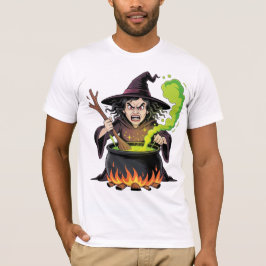 Camiseta Bruja Enojada Halloween