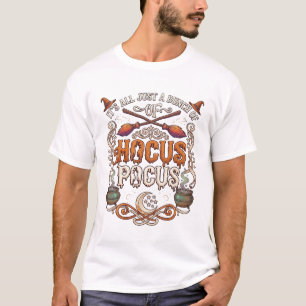 Camiseta Bruja Escoba Caldera Hocus Pocus Halloween_1