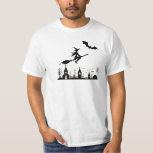 Camiseta bruja, fantasmas