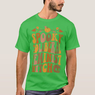 Camiseta Bruja feminista liberal temible