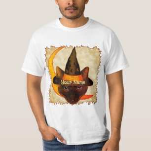 Camiseta Bruja gata siamesa
