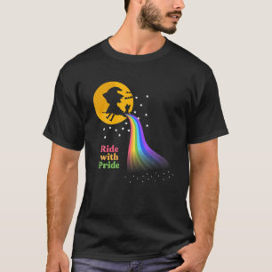 Camiseta Bruja gay de Halloween - Paseo con orgullo - Lluvi