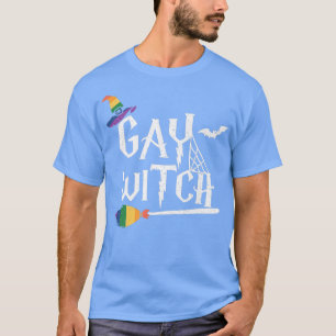 Camiseta Bruja gay LGBTQ Orgullo gay Lesbiana Graciosa Hall