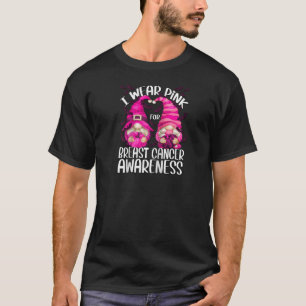 Camiseta Bruja Gnomo Rosa Para Mujeres Calabaza Cáncer De M