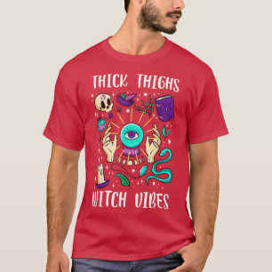 Camiseta Bruja gruesa Vibes de Brujas Esoteric Wicca
