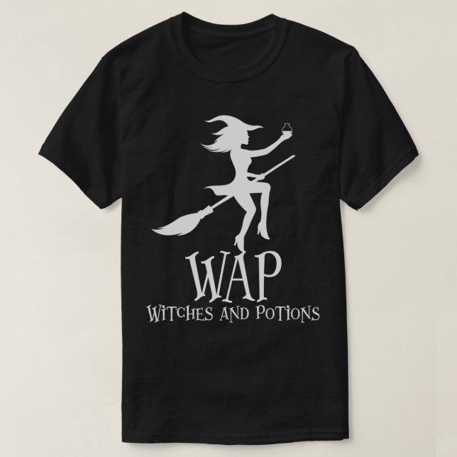 Camiseta Bruja Halloween divertida con brujas y pociones (Diseño del anverso)