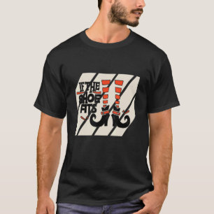 Camiseta Bruja Halloween si los zapatos encajan en la piern