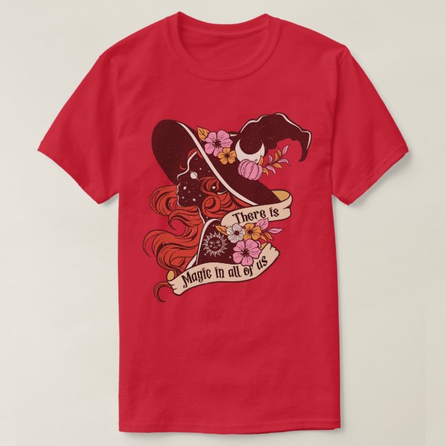 Camiseta Bruja helloween 1 (Diseño del anverso)